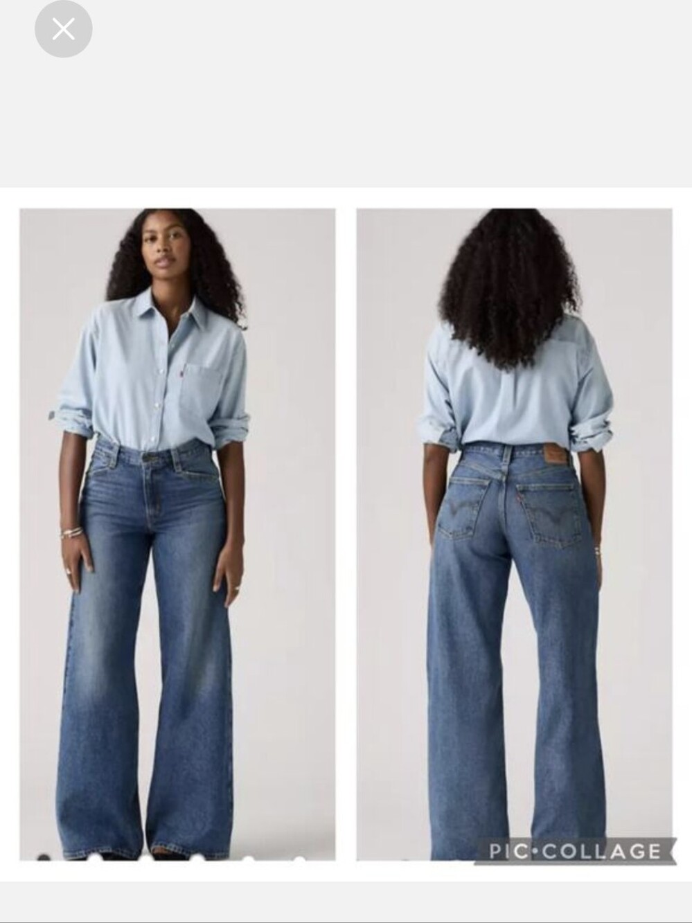 Levi's '94 Baggy Wide Leg 100% Cotton Jeans(29) - Picture 2 of 10